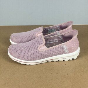 Skechers Slip-Ins Go Walk 5 Joy Vela Shoes Womens 6 Mauve Pink Memory Foam